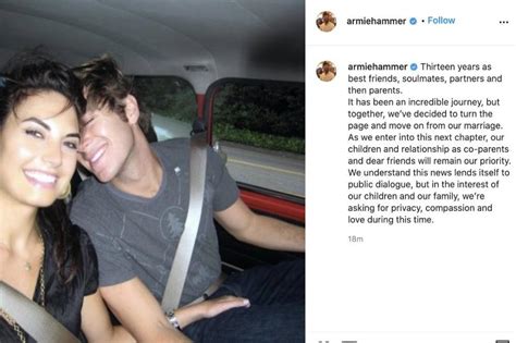 Another day, another unhinged post from someone who can afford to be bored. Armie Hammer and Elizabeth Chambers split