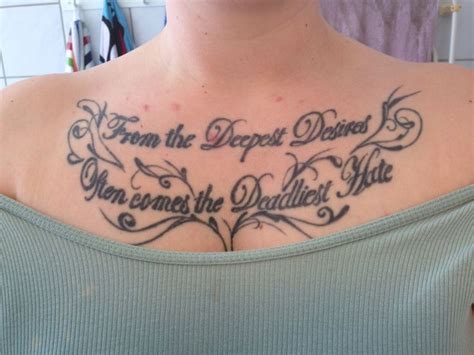 See more ideas about chest tattoo, tattoos, chest tattoos for women. My Socrates quote chest piece ! | Tattoos | Pinterest ...