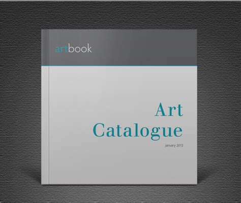 Free Art Catalogue InDesign template. Design your own catalog - Free.