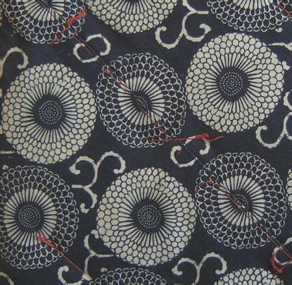 Japanes floral pattern stock images from offset. Japanese floral pattern - red thread | Indigo flower ...