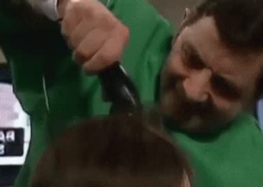 It's funny how the least expensive cat toy i have makes him go crazy. Haircut Bean - Mr. Bean GIF - MrBean Haircut Bean ...