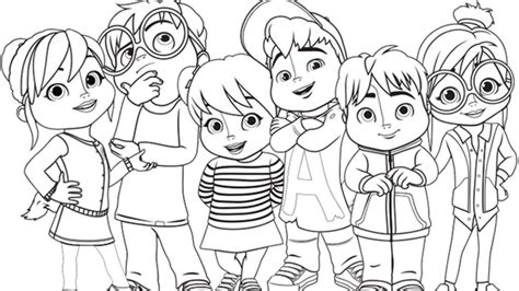 Cat colouring pages activity village. Alvin Pages Nickelodeon Coloring Pages
