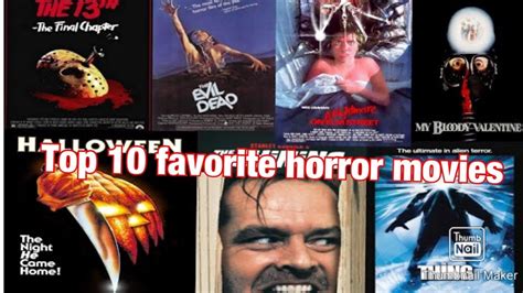 Do you watch movies that can send shivers down your spine? My top 10 favorite horror movies of all time - YouTube