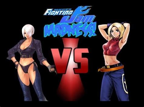 Want to discover art related to catfight? Mugen Fighting Jam Madness: Angel vs. Blue Mary SNK ...