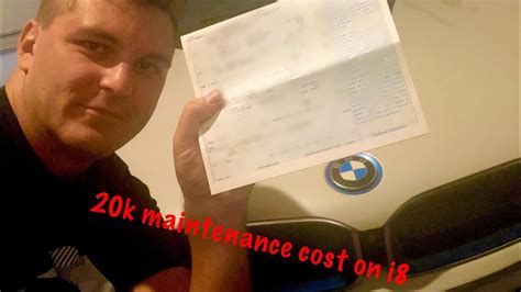 The latest bmw maintenance cost and schedule guide explains the following bmw maintenance plans for bmw ultimate care+ covers the following maintenance items per the bmw service and warranty information booklet. 20k maintenance cost on bmw i8. How much?! - YouTube