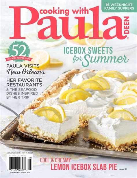 Lemon meringue pie recipe paula deen lemon marange pie. Cooking with Paula Deen July/August 2019 | Cooking and ...