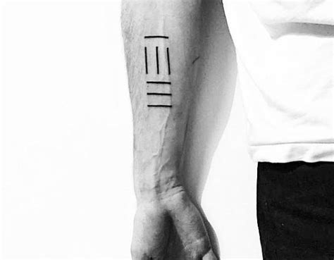 Small forearm tattoos for men. 70 Small Simple Tattoos For Men - Manly Ideas And Inspiration