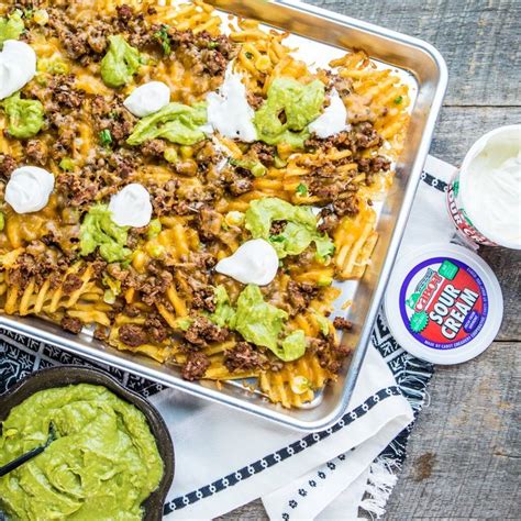 Great air fryer recipes and reviews, air fryer ovens, convection ovens and indoor grills. Taco Waffle Fry Nachos | Cabot Creamery | Waffle fries ...