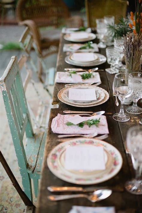 *top cabinets with vintage etched glass inset into the doors. antique table setting | Backyard dinner party, Dinner ...