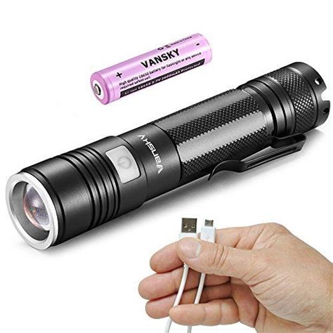 Vansky | we devoted to the production of home improvement and electronics products. Vansky Rechargeable Flashlight Penlight Contained ...