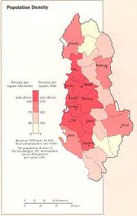 Facebook twitter pinterest partager par e mail. Landkarte Albanien (Karte Bevölkerungsdichte) : Weltkarte ...