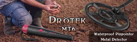 Answering the question as to how deep can metal detectors. DR.ÖTEK Improved Waterproof Pinpointer Metal Detector ...