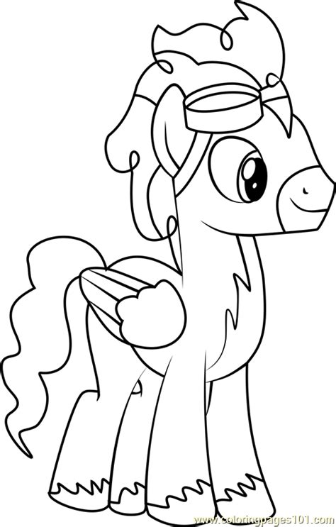 It is wonderful at that! Silver Zoom Coloring Page for Kids - Free My Little Pony ...