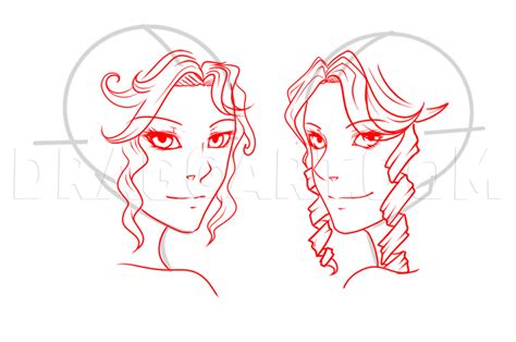 Image result for drawing curly hair step by step drawing drawings sketching tips beginner sketches. How To Draw Curly Hair, Draw Curls, Step by Step, Drawing Guide, by Ghostiy | dragoart.com