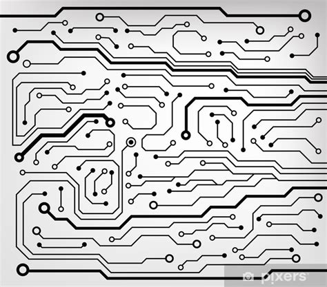 The national museum of american history collects artifacts of all kinds—from gowns to locomotives—to preserve for the american people an enduring record of their past. circuit board pattern Wall Mural • Pixers® - We live to change