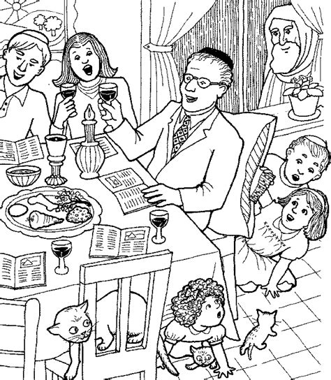 A packet of black and white pesach materials that can be used as coloring pages. 14 Best Passover Coloring Pages for Kids - Updated 2018