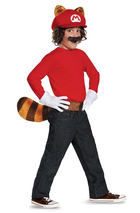 Super Mario Brothers Mario Raccoon Child Kit | Mario costume, Super mario brothers, Super mario bros