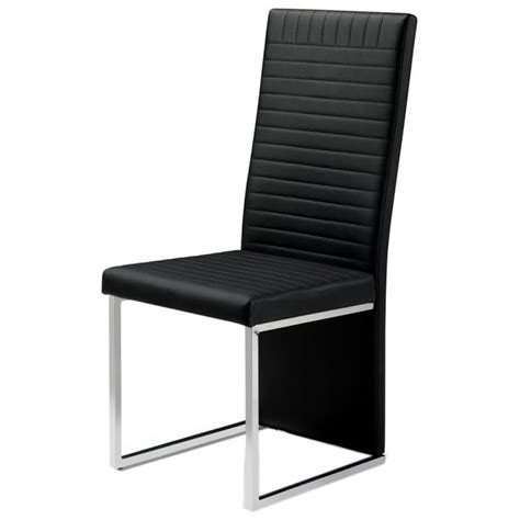 Lapeer furniture & mattress center is a local furniture store, serving the flint, michigan area. Tempo Black Faux Leather Dining Chair | Dining Chairs | FADS