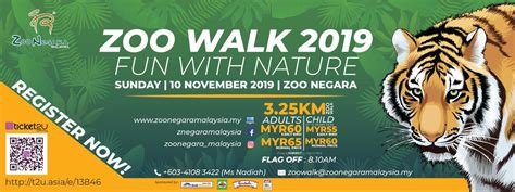 As the national park of malaysia, zoo negara is home to over 5,000 specimens and 476 species of animals in exhibits and landscapes that mimic their natural habitat. ZOO WALK 2019 | Ticket2u