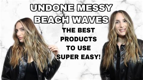 Made for use on damp or dry hair, old spice's swagger hair gel works best for those who want an edgier, spikier look with a matte finish and high hold. Undone Beach Waves messy Hair Tutorial & best products to ...