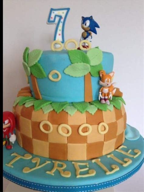 Touch device users, explore by touch. Sonic the hedgehog birthday cake | Cake, Hedgehog birthday ...