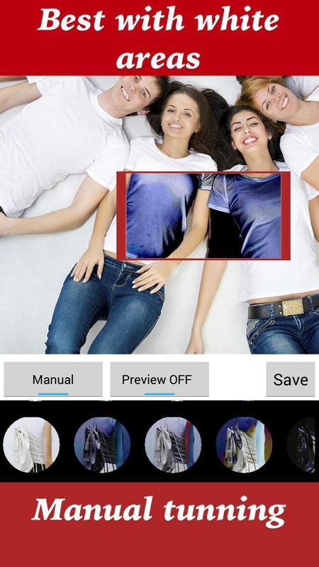 Using photo editing software you can edit different areas of the clothing to create clothing less revealing. See through clothes android app free download Ripon Fruit ...