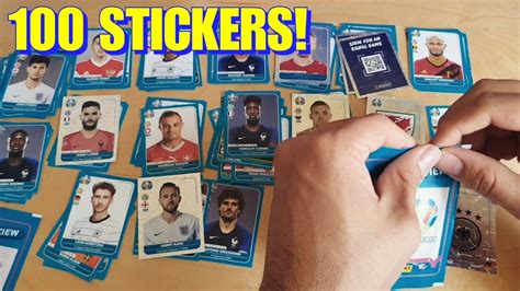 2020 panini euro cup soccer preview stickers starter pack (album +50 stickers). 100 STICKERS UNBOXING | UEFA Euro 2020 Panini Sticker Album - YouTube