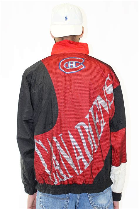 Vintage Montreal Canadiens Starter Windbreaker Jacket Size Medium | eBay