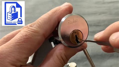 To understand lock picking you first have to know how locks and keys step 2: (93) Lock Picking for Beginners- Ruko Rim Cylinder Lock Picked & Gutted without using a tension ...