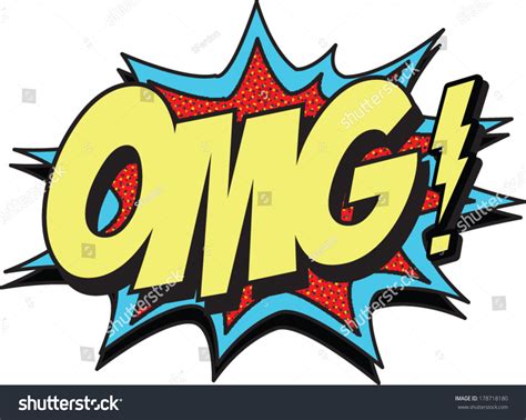 Oh my god (also oh my goodness or oh my gosh), a common abbreviation, often used in sms messages and internet communication. Omg Stock Vector Illustration 178718180 : Shutterstock