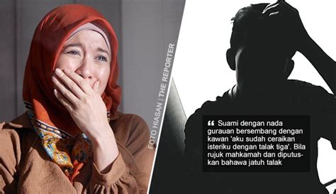 Setelah itu boleh rujuk lagi dengan cara yang ma'ruf atau menceraikan dengan cara yang baik. Suami sebut lafaz cerai talak 3 secara bergurau, namun ...