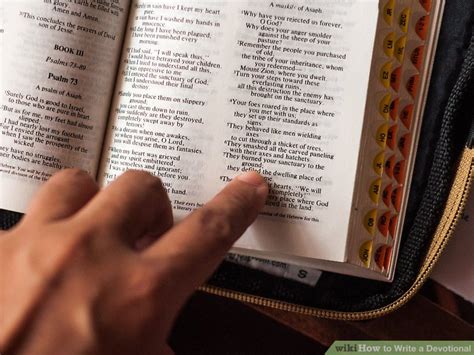 There are many ways to write a devotional journal: 3 Ways to Write a Devotional - wikiHow