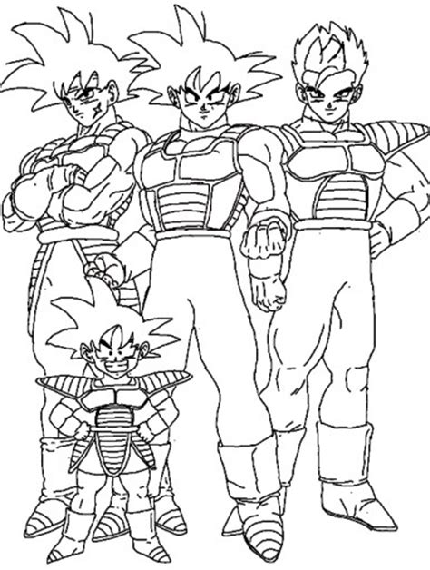 Be sure to visit many of the other cartoon coloring pages aswell. Colors Live - Goku Family Coloring Page by wildsonic175