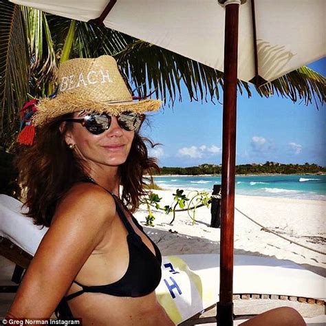 Greg norman's stats have always been impressive. Greg Norman shares a photo of his bikini-clad wife Kirsten ...