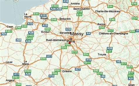 The massy surface is 9.43 km ². Massy Stadsgids