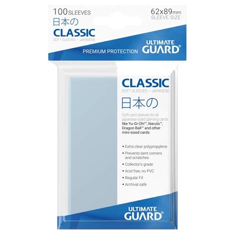 The program provides state and local leaders the opportunity to learn about the connecticut national guard&#39;s capabilities and mission. Ultimate Guard Clear Classic Japanese Size Soft Sleeves 100 ct Card Sleeves Individual Pack ...