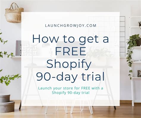 You just need to provide them your email address and pick a name for your online store. Shopify Free Trial - Extended to 90 days - Launch Grow Joy