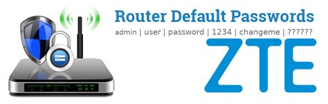If you don't have your username and password, you can try one of the default passwords for zte routers. ZTE Default Usernames and Passwords (updated December 2019) | RouterReset