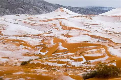 The sahara is a desert on the african continent. Sahara desert : Snowfall in Sahara Desert, a rare thing ...