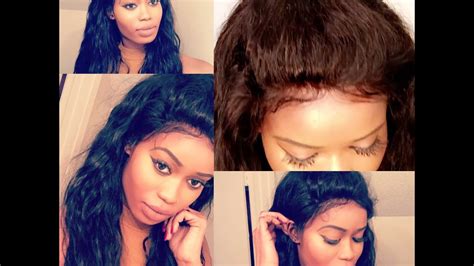 360 lace frontal is a new design hair weaves and extensions trend. Customize 360 lace frontal wig (sew in and installation ...