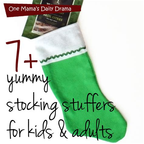 Some families go the practical route. 7+ yummy stocking stuffers for kids & adults