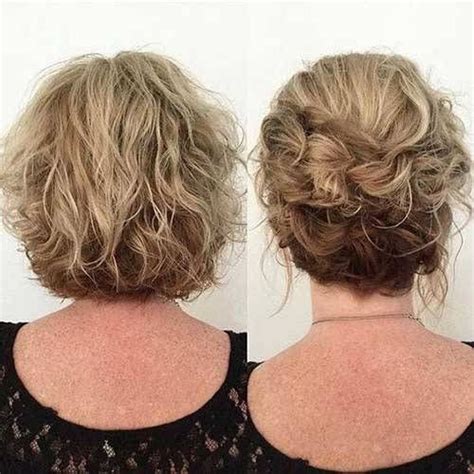 Wavy hair is a beautiful hair type to have. Up-Do-Short-Hair Easy Hairstyles for Short Wavy Hair with ...