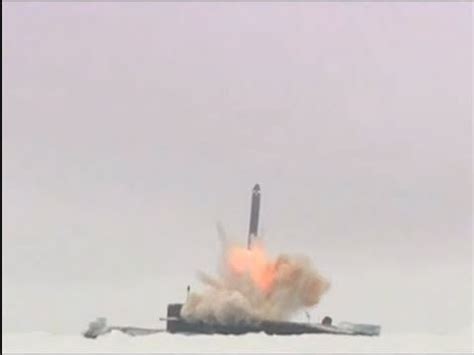 Looking for the definition of slbm? Russian Submarine Launching R-29RMU Sineva SLBM - YouTube