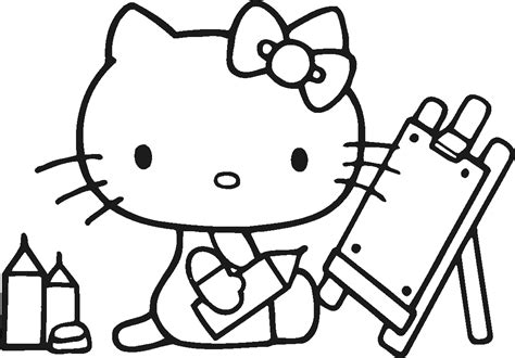 Hello kitty 24 zum ausdrucken. Malvorlagen fur kinder - Ausmalbilder Hello Kitty ...