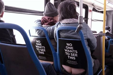 More than 16,000 people younger than 50 are currently diagnosed with colorectal cancer each year. Funny Bus Ad Turns the Seats into Naked Butts to Raise ...