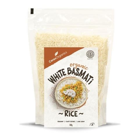 Basmati rice is the perfect choice for cooking special pulao and biryani. Ceres Basmati White Rice (organic, gluten free) - 500g