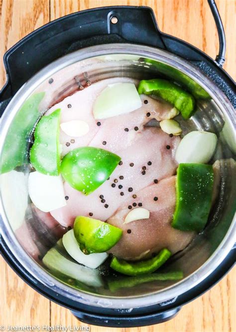 Sprinkle the spices evenly all over the chicken pieces and gently pat to make sure the seasoning stays on the chicken. Instant Pot Shredded Poached Chicken Recipe