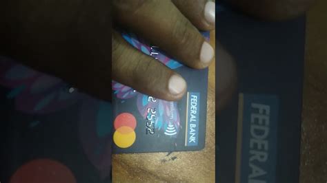 Just download the app to your phone and it will guide you through the process. Federal Bank ATM card Activation - YouTube