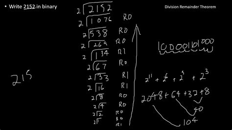 Note that rounding errors may occur, so always check the results. What is Binary? (& easiest way to convert to binary) - YouTube