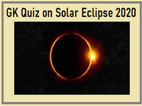 Jun 09, 2021 · times of the ring of fire solar eclipse 2021. Annular Solar Eclipse 2020: GK Quiz on Surya Grahan